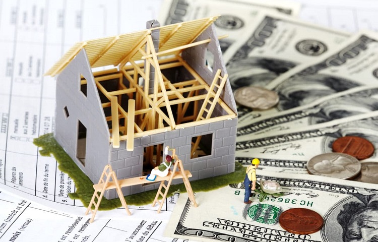 money for construction crew rehabbing home