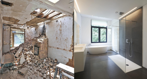 residential home being renovated