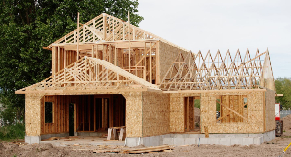 new residential home being built